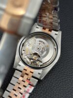 Rolex DateJust Dial Chocolate Replica Watch Custom Gold Wrapped GM Factory 41mm - Image 6