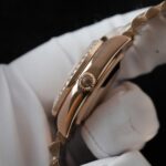 Rolex DateJust Butterfly Dial Copies Watches Rose Gold Wrapped 18K + Diamonds Moissanite 31mm - Image 8