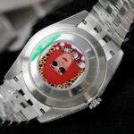 Rolex DateJust Best Copies Watch Dial Wimbledon Custom Full Moissanite Diamonds 41mm - Image 8