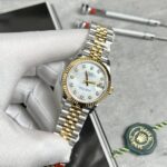 Rolex Best Replica Watch DateJust Mother of Pearl Dial Demi Gold Dial 31mm - Image 2