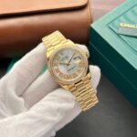 Rolex DateJust Mother Of Pearl Dial Replica Watch With Diamonds 36mm - Image 5