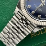 Rolex DateJust Replica 1:1 Watch Blue Dial Jubilee Strap EW Factory 36-41mm - Image 5