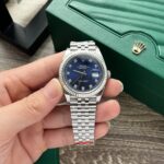 Rolex DateJust Replica 1:1 Watch Blue Dial Jubilee Strap EW Factory 36-41mm