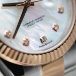 Rolex DateJust MOP Dial Replica Watches Demi Rose Gold Oyster Strap Clean Factory 41mm - Image 6