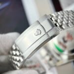 Rolex DateJust Green Dial Copies Watch Moissanite Diamonds Custom Clean Factory 41mm - Image 9