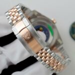 Rolex DateJust  Men Chocolate Dial Replica Watches Bezel Diamonds Moissanite Clean Factory 41mm - Image 10