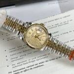Rolex DateJust Clone Watch Yellow Dial EW Factory 36/41mm - Image 2
