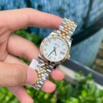 Rolex DateJust 18K Gold Wrapped Replica Watch Mother-of-Pearl Dial GM Factory 31mm - Image 4