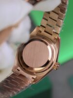 Rolex DateJust Women Copies Watches Gold Wrapped Chocolate Dial GM Factory 28mm - Image 8