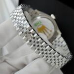 Rolex DateJust Replica Watches Black Dial Bezel Moissanite Diamonds CZ THB Factory 31mm - Image 9