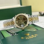 Rolex DateJust Women-s Replica 1:1 Watch With Stone Bezel 31mm - Image 2