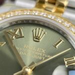 Rolex DateJust Women-s Replica 1:1 Watch With Stone Bezel 31mm - Image 5