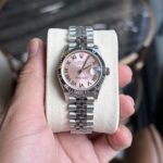 Rolex DateJust Pink Dial Replica Women-s Watch Roman Numerals EW 31mm