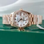 Rolex DateJust Women MOP Dial High End Watch Replicas Rose Gold Wrapped Custom 31mm - Image 3
