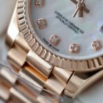 Rolex DateJust Women MOP Dial High End Watch Replicas Rose Gold Wrapped Custom 31mm - Image 6