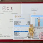 Rolex DateJust Women Dial Yellow Imitation Watches Gold Wrapped + Moissanite Diamonds GMF 31mm