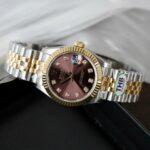 Rolex DateJust Wine Dial Replica Watch Jubilee Strap THB Factory 31mm - Image 2