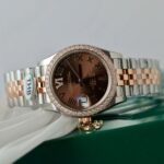 Rolex DateJust Replica Watches Chocolate Dial THB Factory 31mm - Image 4
