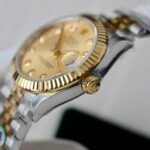 Rolex DateJust Luxury Replica Watch Yellow Champagne Dial THB Factory 31mm - Image 8