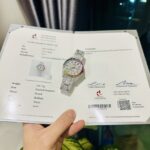 Rolex DateJust Rainbow Replica Watch Custom Moissanite Diamonds 41mm