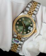 Rolex DateJust Replica Watches Green Dial Jubilee Strap THB Factory 31mm - Image 2