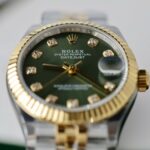 Rolex DateJust Replica Watches Green Dial Jubilee Strap THB Factory 31mm - Image 5