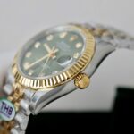 Rolex DateJust Replica Watches Green Dial Jubilee Strap THB Factory 31mm - Image 7