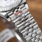 Rolex DateJust Replica Watch Mother Of Pearl Dial With Moissanite Bezel 31mm - Image 10