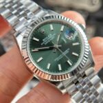 Rolex DateJust Replica Watch Dial Green Jubilee Strap THB Factory 31mm - Image 5