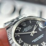 Rolex DateJust Replica 11 Watch Dial Black Jubilee Strap THB Factory 31mm - Image 7