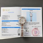 Rolex DateJust Replica 11 Watch Dial Mother Of Pearl Custom Moissanite Diamonds 31mm
