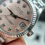 Rolex DateJust Replica Watch Dial Pink Jubilee Strap THB Factory 31mm - Image 6