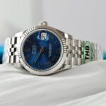 Rolex DateJust Replica Watches Women Blue Dial Jubilee Strap THB Factory 31mm - Image 3
