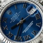 Rolex DateJust Replica Watches Women Blue Dial Jubilee Strap THB Factory 31mm - Image 5