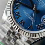 Rolex DateJust Replica Watches Women Blue Dial Jubilee Strap THB Factory 31mm - Image 7