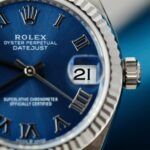 Rolex DateJust Replica Watches Women Blue Dial Jubilee Strap THB Factory 31mm - Image 6