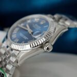Rolex DateJust Replica Watches Women Blue Dial Jubilee Strap THB Factory 31mm - Image 8