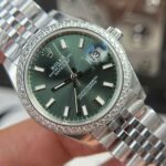 Rolex DateJust Clone Watch Dial Green Jubilee Strap THB Factory 31mm - Image 5