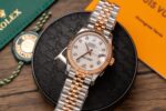 Rolex DateJust Replica Watch Demi Rose Gold 31mm - Image 2