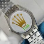 Rolex DateJust Replica Watch Women Blue Flower Dial THB Factory 31mm - Image 8