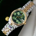 Rolex DateJust Replica Watch Women Green Flower Dial THB Factory 31mm - Image 2