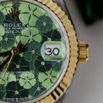 Rolex DateJust Replica Watch Women Green Flower Dial THB Factory 31mm - Image 6