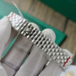 Rolex DateJust Replica Watch Womens Pink Dial Custom Moissanite Diamonds 31mm - Image 10