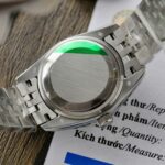 Rolex DateJust Replica Watch Womens Pink Dial Custom Moissanite Diamonds 31mm - Image 9