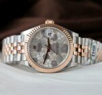 Rolex DateJust Best Replica Watch Women Flower Dial Jubilee Strap THB Factory 31mm - Image 4