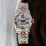 Rolex DateJust Best Replica Watch Women Flower Dial Jubilee Strap THB Factory 31mm
