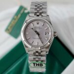 Rolex DateJust Replica Watches Sillver Dial Jubilee Strap THB Factory 31mm