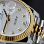 Rolex DateJust Luxury Imitation Watch Mother Of Pearl Dial Clean Factory 41mm - Image 5