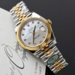 Rolex DateJust Luxury Imitation Watch Mother Of Pearl Dial Clean Factory 41mm - Image 2