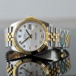 Rolex DateJust Luxury Imitation Watch Mother Of Pearl Dial Clean Factory 41mm - Image 3
